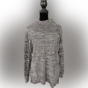 Calvin Klein Marled Cowl Neck Sweater -  Size Large - EUC